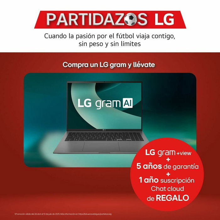 Ordinateur Portable LG 16Z90T-G.AD88B 2 TB SSD 16" intel core ultra 7 255H 32 GB RAM