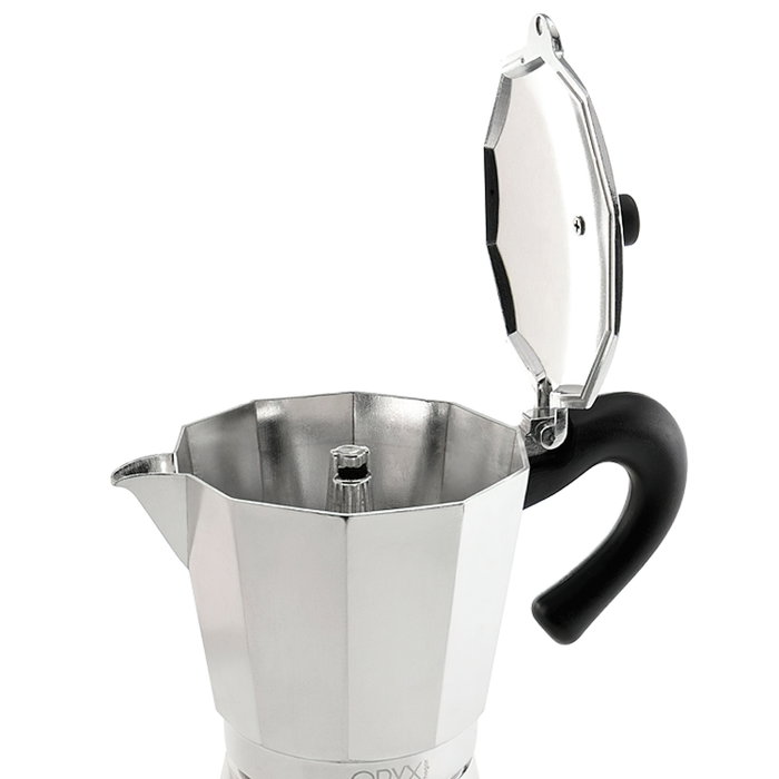 ORYX Cafetière Italienne en Aluminium pour Induction 12 Tasses (600 ml)