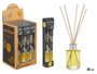 Ibergarden Mikado Aroma Citronela 30 ml - Bougie Parfumée en Verre, Plastique et Bois 10x20x2.9 cm (Set de 24)