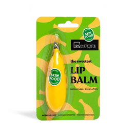 IDC Institute Bâton à lèvres hydratant Skin Food, saveur banane, 7 g, baume protecteur nourrissant pour des lèvres douces et souples