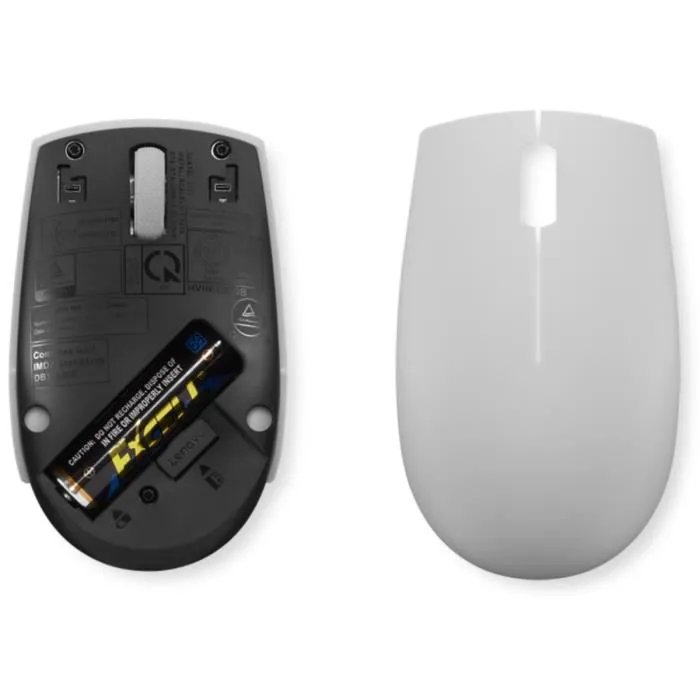 Lenovo 300 Souris Sans Fil Compacte avec Capteur Optique - Gris