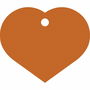 Plaque d'identification pour collier Imarc Heart Orange