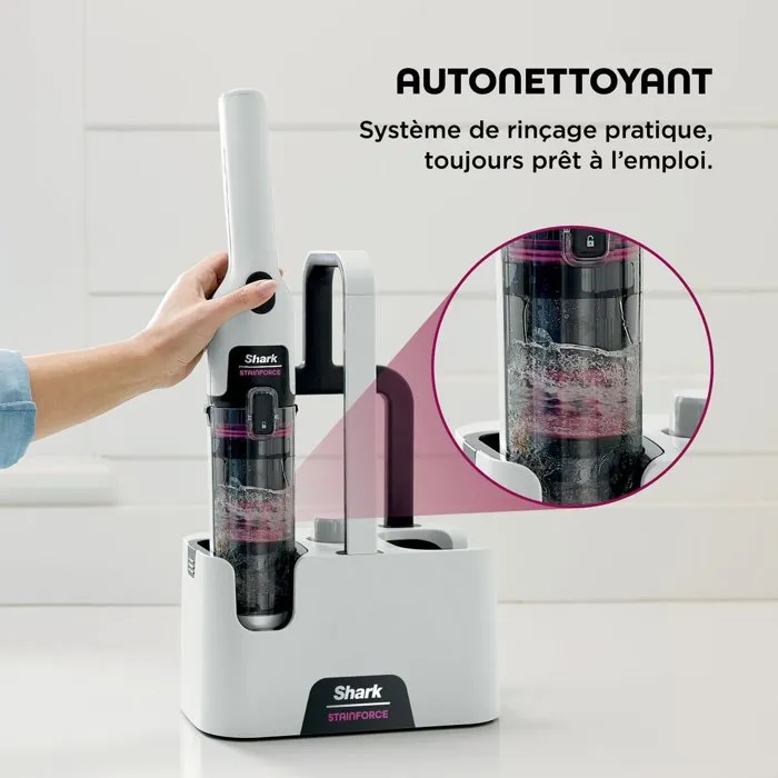 Shark HX100EUT StainForce Nettoyeur de tâches sans fil