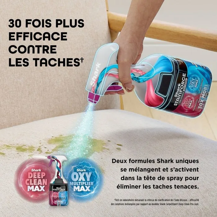 Shark HX100EUT StainForce Nettoyeur de tâches sans fil