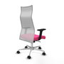Piqueras y Crespo Chaise de Bureau Albacete Rose et Blanc