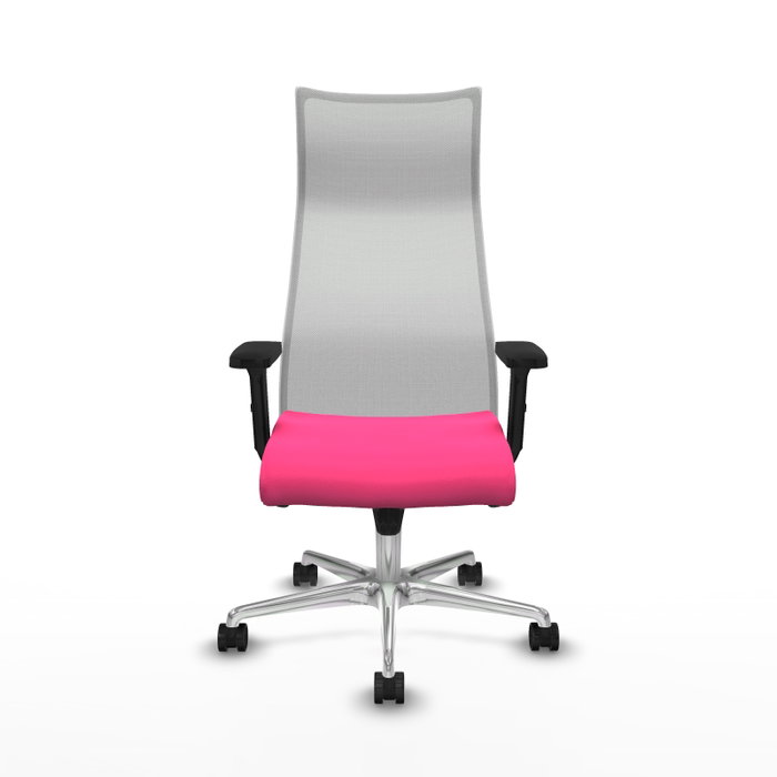 Piqueras y Crespo Chaise de Bureau Albacete Rose et Blanc
