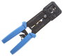 LOGON TWPHT001 Pince à sertir RJ45/RJ11 avec encliquetage et coupe/strip, support 360°, compatible CAT5e/6