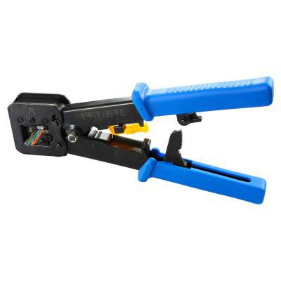 LOGON TWPHT001 Pince à sertir RJ45/RJ11 avec encliquetage et coupe/strip, support 360°, compatible CAT5e/6 LOGON TWPHT001 Pince à sertir RJ45/RJ11 avec encliquetage et coupe/strip, support 360°, compatible CAT5e/6