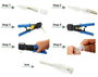 LOGON TWPHT001 Pince à sertir RJ45/RJ11 avec encliquetage et coupe/strip, support 360°, compatible CAT5e/6