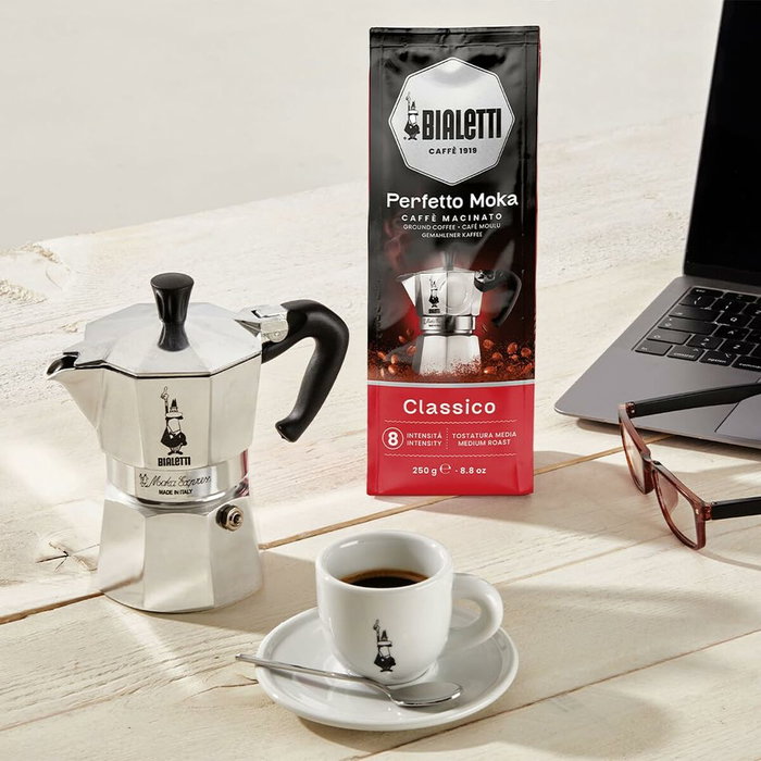 Café moulu Bialetti Perfetto Moka Classic 250 g (2 Unités)