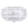 GSC Evolution Applique extérieure ovale blanche en PVC, E27 60W