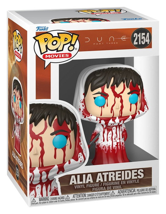 Funko Figurine POP! Movies Alia Atreides (Bloody) - Dune, troisième partie Funko Figurine POP! Movies Alia Atreides (Bloody) - Dune, troisième partie