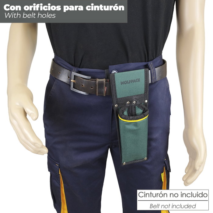 SATURNIA Housse en nylon pour sécateur verte