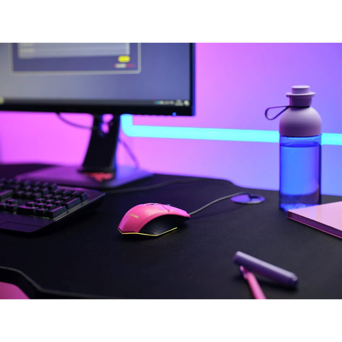 Souris Trust GXT 109 6400 dpi Rose