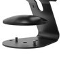 Compulocks Support de fixation VESA fixe à 45 degrés pour comptoir ou mur en aluminium noir - Compatible 100x100 et 75x75 mm