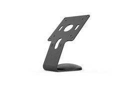 Compulocks Support de fixation VESA fixe à 45 degrés pour comptoir ou mur en aluminium noir - Compatible 100x100 et 75x75 mm