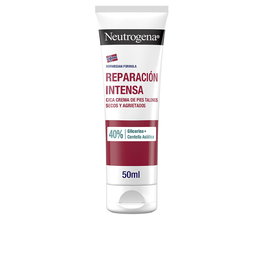 Neutrogena Crème Réparatrice Intense pour Talons Craquelés et Abîmés, avec Vitamine E, Apaisement Immédiat, Soin Hydratant Peau Sèche, 50 ml