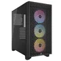 Corsair 3000D RGB Airflow - Boîtier PC ATX Moyen-Tour - 3 Ventilateurs AR120 RGB - Noir