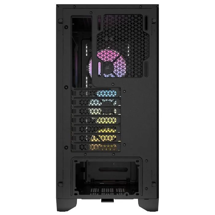 Corsair 3000D RGB Airflow - Boîtier PC ATX Moyen-Tour - 3 Ventilateurs AR120 RGB - Noir