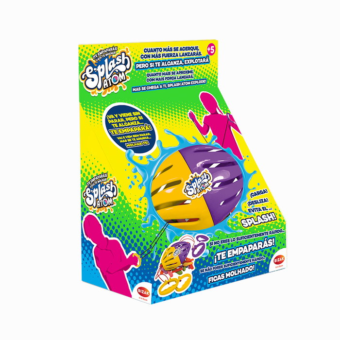 Bizak 35007502 Jeu d'eau Splash Atom avec 36 ballons, à partir de 6 ans Bizak 35007502 Jeu d'eau Splash Atom avec 36 ballons, à partir de 6 ans