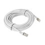 LANBERG Patch cord Cat 5e U/UTP RJ45 10m gris