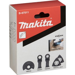Makita Ensemble d'outils multifonctions 5 pièces pour charpenterie