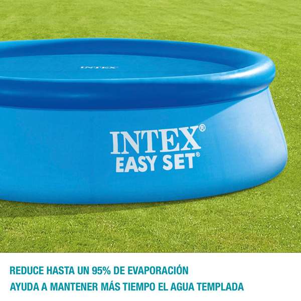 Intex - Couverture solaire pour piscine Easy Set - Diamètre 244 cm - PVC