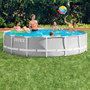 Piscine Démontable Intex Prism Frame 457 x 107 cm 14.614 l Gris