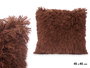 GIFTDECOR Lot de 6 coussins marron 45cm