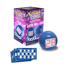 Bizak Juego de Mesa Electrobingo – Bingo Électronique avec Balle Lumineuse et Son, Jusqu'à 50 Joueurs, 8 Modes de Jeu, À Partir de 6 Ans