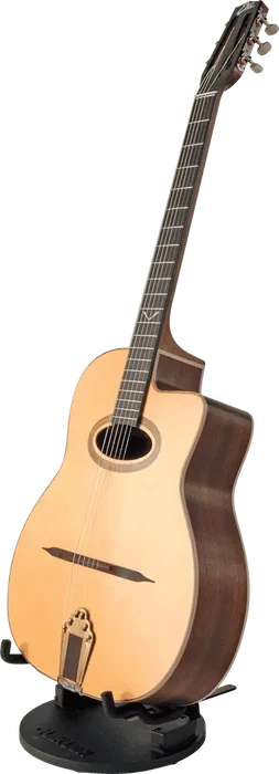 QUIKLOK Support pour Guitare Universel Compact Portatif Acier Pliable Noir