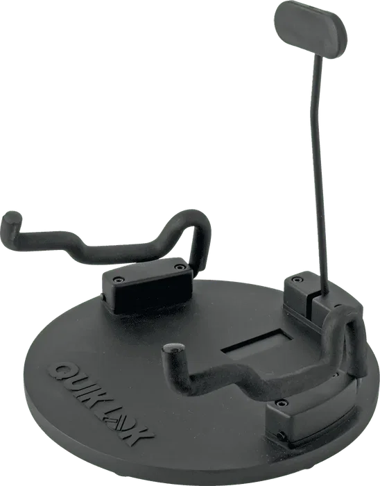 QUIKLOK Support pour Guitare Universel Compact Portatif Acier Pliable Noir