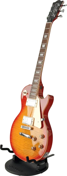 QUIKLOK Support pour Guitare Universel Compact Portatif Acier Pliable Noir