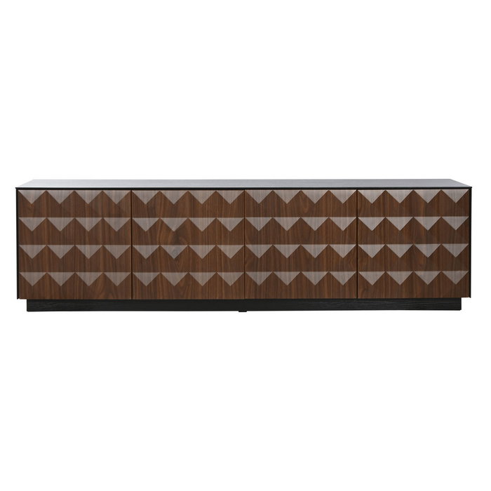 Meubles de télévision Home ESPRIT Marron Noir 161,2 X 40 X 45,5 cm