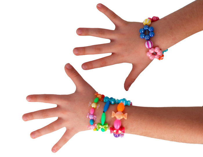 Innspiro Perles en plastique forme d'olives Multicolore Opaco 14x10mm