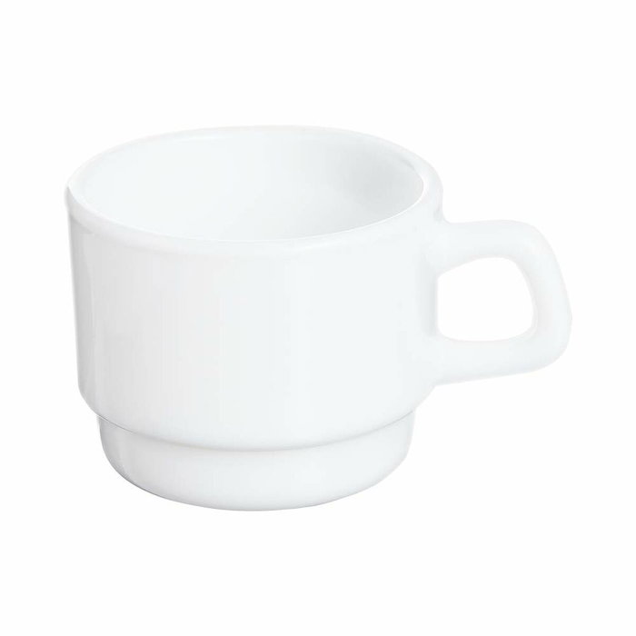 Tasse Arcoroc Restaurant Blanc verre 130 ml Tasse Arcoroc Restaurant Blanc verre 130 ml