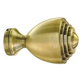 RIEL CHYC Embout tringle Zirconium Copa 28 mm vieux bronze