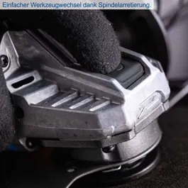 Scheppach BC-AG125-X Meuleuse d'angle sans fil 125 mm avec batterie 2Ah et chargeur - Set S - 20V