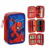 Pochette crayons Spider-Man Bleu 12,5 x 6,5 x 19,5 cm