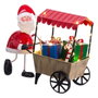 BigBuy Home Décorations de Noël Multicolore Père Noël et Boîte Cadeau