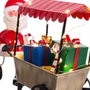 BigBuy Home Décorations de Noël Multicolore Père Noël et Boîte Cadeau