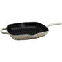 Le Creuset Poêle à griller Signature carrée 26 cm beige