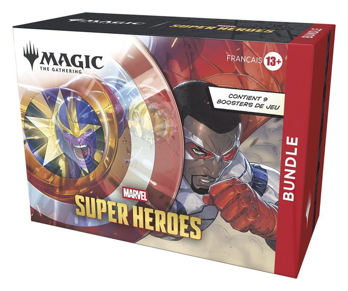 Wizards of the Coast Magic the Gathering Marvel Super Heroes Bundle Français Wizards of the Coast Magic the Gathering Marvel Super Heroes Bundle Français