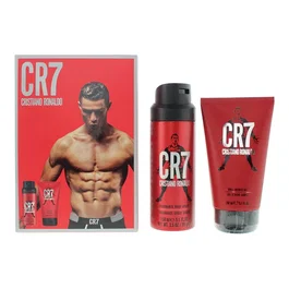 Cristiano Ronaldo Set CR7 avec Gel Douche et Spray Parfumé 150 ml