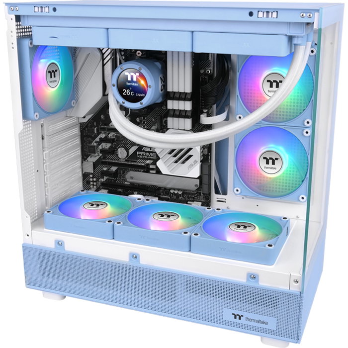 Thermaltake CT140 EX ARGB Sync Hydrenga Blue Pack de 3