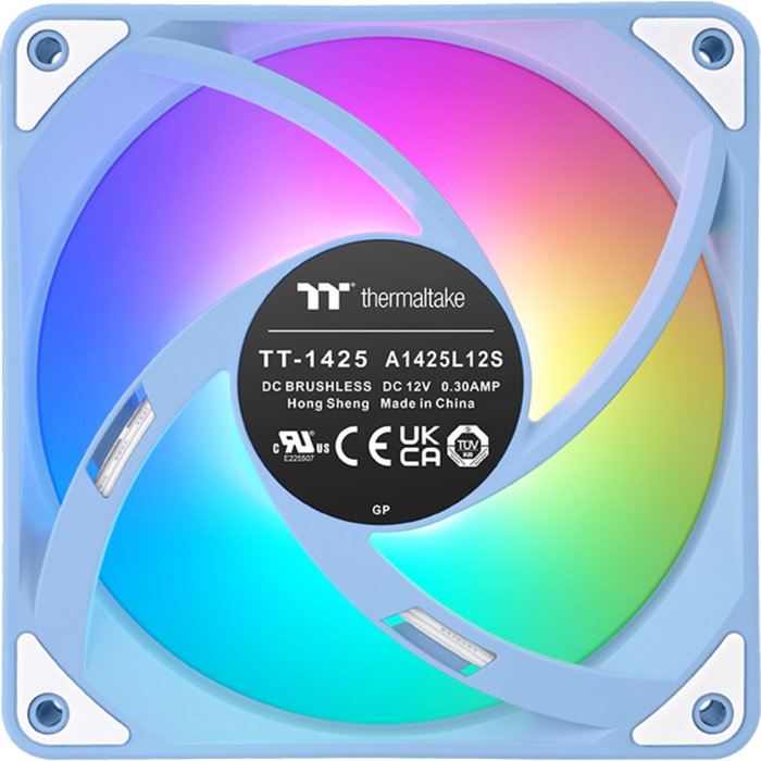 Thermaltake CT140 EX ARGB Sync Hydrenga Blue Pack de 3