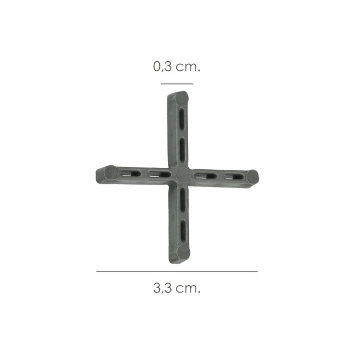 Wolfpack Linea Profesional Croisillons en croix 3mm (Sachet de 250 pièces)