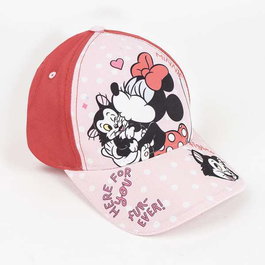 Cerdá Casquette Minnie Mouse pour enfant - Diamètre 53 cm - Rouge