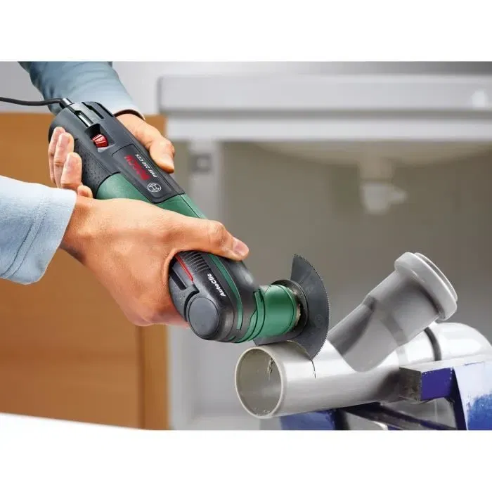 Bosch - Outil multifonctions oscillant PMF 250 CES filaire 250W avec système Autoclic (changement sans outil) - Lame et plateau inclus