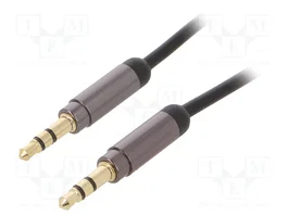 GEMBIRD Câble Jack 3,5mm 3pin stéréo 1m noir